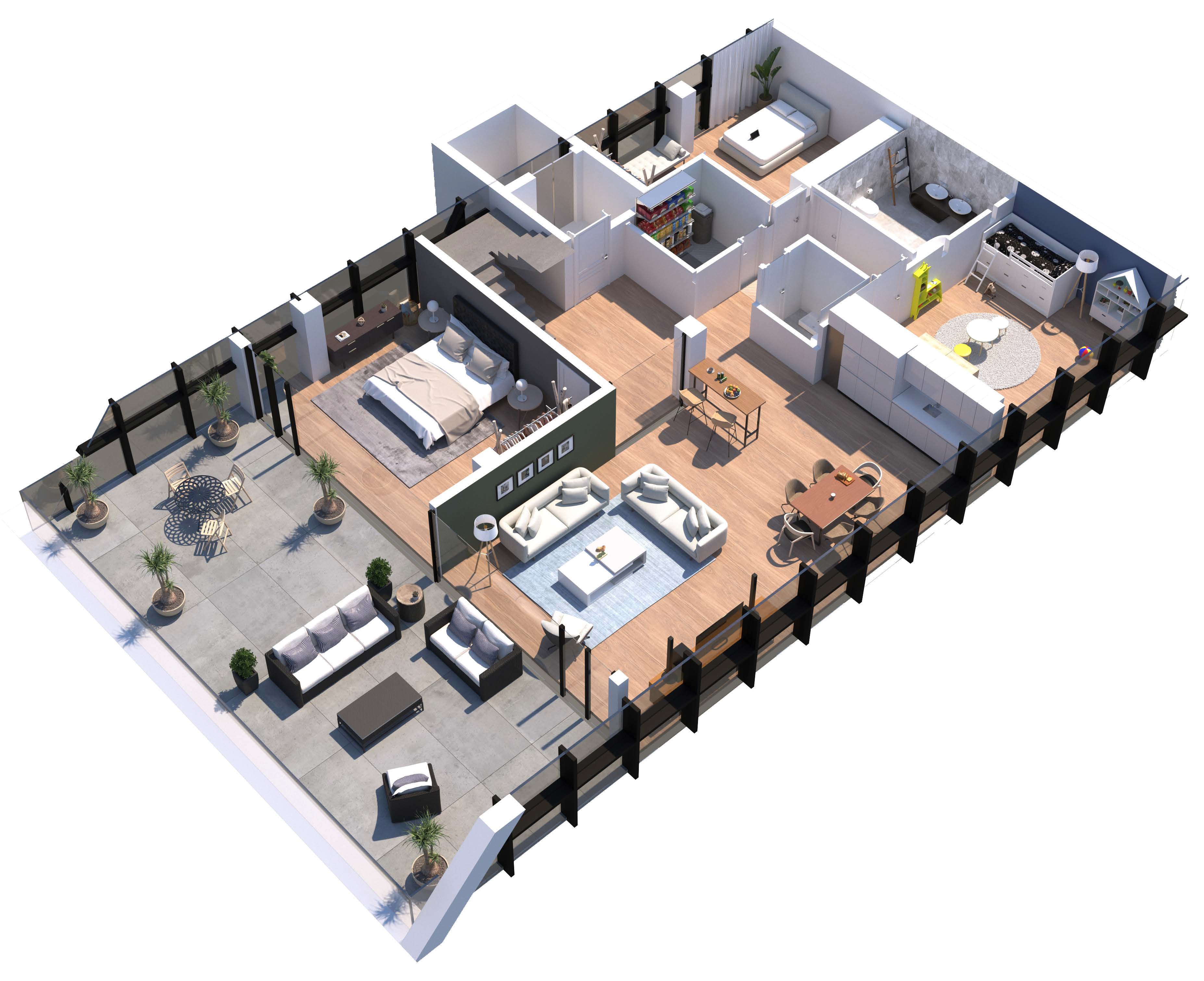 Apartment 4 Layout